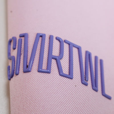 Custom Design Letters High Frequency Embossed Brand Label 3D TPU Logo Warmtetransfer IJzer op etiketten voor kleding