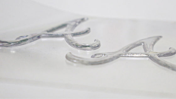 Custom Imitate Ice Semi Transparent Glossy TPU Logo Warmteoverdracht Badge Voor Kleding