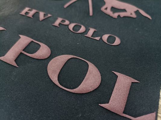 Custom 3D Puff Foam Kleding Embossed Sticker Kleding Logo Heat Press Labels voor Hoodie