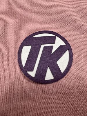 Custom 3D Puff Foam Kleding Embossed Sticker Kleding Logo Heat Press Labels voor Hoodie