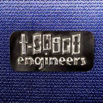 Gepersonaliseerde kleding van hoge kwaliteit 3D zilver zwart Tpu warmte metaal overdracht logo voor kleding