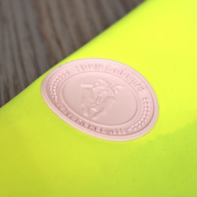 Hoge kwaliteit Silicone Transfer 3D Heat Press Kleding Label Silicone Badge voor Stoffen