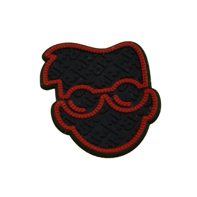 Aangepaste 3D siliconen label wasbaar 3D zacht siliconen logo warmteoverdracht badge