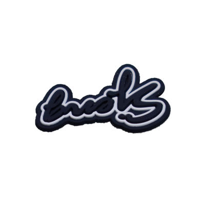 Aangepaste 3D siliconen label wasbaar 3D zacht siliconen logo warmteoverdracht badge