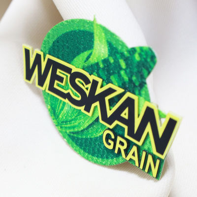Gepersonaliseerde sublimatie-printen Silicone Tatami Warmte-overdracht Etiketten Briefnaam Luxe kleding Sticker