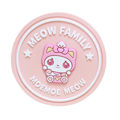 Hoge kwaliteit Silicone Transfer 3D Heat Press Kleding Label Silicone Badge voor Stoffen