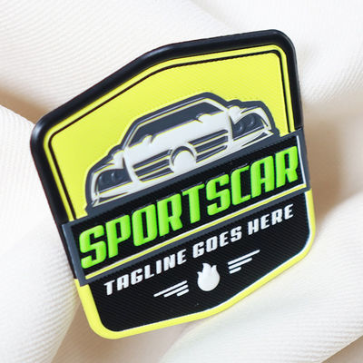 Fabriek Aangepaste Warmteoverdracht TPU Labels Embossed 3D TPU Logo Patches Merk Patch voor Kleding