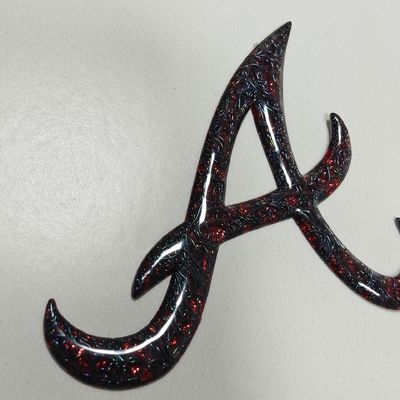 Gepersonaliseerd hoogfrequente 3D TPU geïmprimeerd logo Rood Metaal warmte-overdrachtslabel voor tas