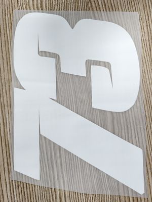 Custom Fashion Label DTF Sticker Film Op PET Strijk Transfer Voor T-shirts