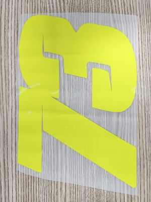 Custom Fashion Label DTF Sticker Film Op PET Strijk Transfer Voor T-shirts