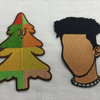 Kleding Borduurwerk Badge Modeontwerp Kleding Duurzame kleur Geweven stof Kleding Patch