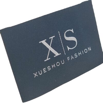 OEM ODM High Quality Woven Labels Woven Tag Neck Labels for Clothing Brand Logo Woven Label
