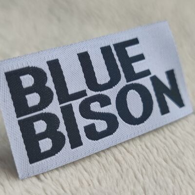 OEM ODM High Quality Woven Labels Woven Tag Neck Labels for Clothing Brand Logo Woven Label