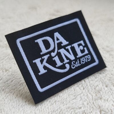 High Custom Kleding Geweven Etiketten Fabrikant Satin Hang Tags Brand Logo Gedrukt Katoen Gedrukt Polyester Kleding Gebruik