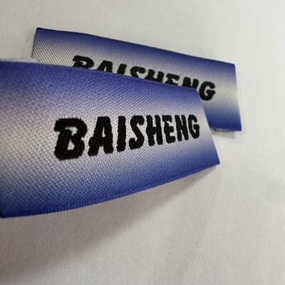 Duurzame, op maat geweven labels voor kleding en mode, gepersonaliseerde branding tags met logo