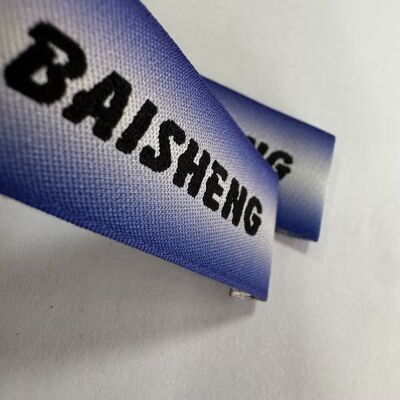 Duurzame, op maat geweven labels voor kleding en mode, gepersonaliseerde branding tags met logo