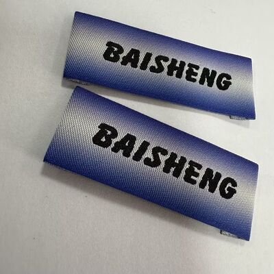 Duurzame, op maat geweven labels voor kleding en mode, gepersonaliseerde branding tags met logo