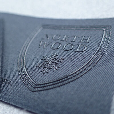 Silicone warmteoverdrachtetiket - Elastisch wasbaar kleding accessoire Custom logo Shield badge