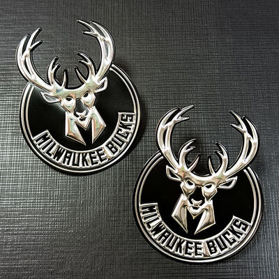 TPU-warmtetransferemblema - 3D-metalen effect Custom logo patch voor kleding