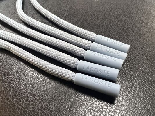 Siliconen ritstrekker - Koordtips voor kleding & accessoires (Grijs, 5 stuks)