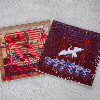 Aangepaste Stof Zeefdruk Label - Luipaardpatroon Merkembleem Kledingaccessoires Patch