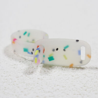 Silikonbandbanden met kleurstof