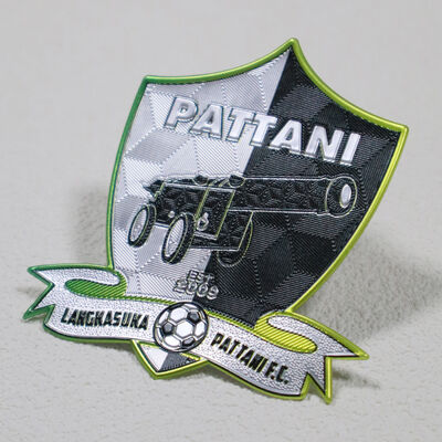 Op maat gemaakte TPU-spanningsplak - Pattani FC Football Club badge voor sportkleding