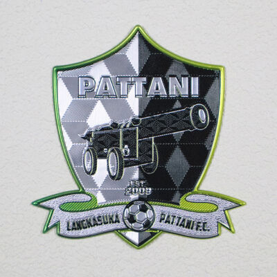 Op maat gemaakte TPU-spanningsplak - Pattani FC Football Club badge voor sportkleding