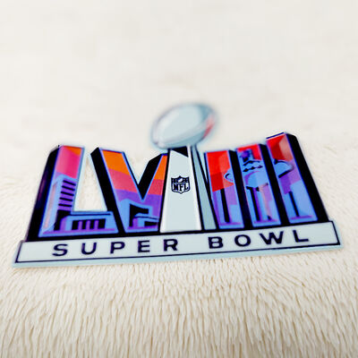 Custom TPU High-Frequency Patch - Super Bowl LVIII Sportembleem voor Kleding