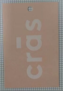 Op maat gemaakte hangtag nieuw ontwerp lage prijs kleding accessoires swing hang tag voor kleding