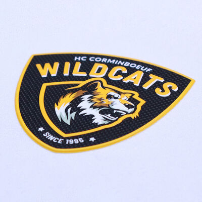 Aangepaste 3D TPU High-Frequency Patch | Sportteamlogo Label in Wildcats Stijl