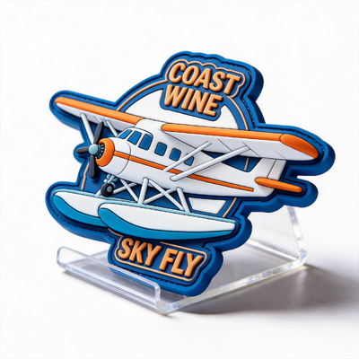 Custom 3D High Frequency TPU badges met siliconen materiaal en gepersonaliseerde logo's voor duurzame kleding en kleding patch branding