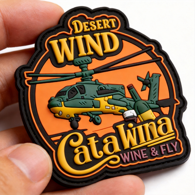 Custom 3D High Frequency TPU badges met siliconen materiaal en gepersonaliseerde logo's voor duurzame kleding en kleding patch branding
