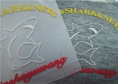 3D In reliëf gemaakte Kleurrijke Etiketten van de het Schermdruk met Hete de Hittepers van de Smeltingslijm voor T-shirt