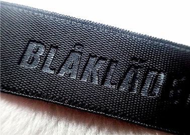 Het Elastiekje van de hoge Frequentiejacquard maakte Aangepast Embleem voor Kledingstuk in reliëf