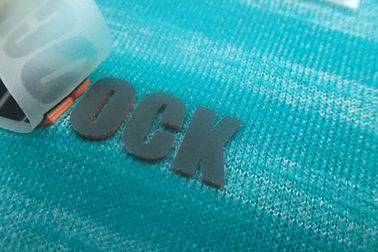 3D Kledingstuk van de de Hitteoverdracht van het Siliconekenteken etiketteert Milieuvriendelijk