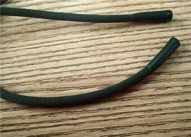 Customerized 4MM Zacht en Mat het Siliconeeinde van het Ritssluitingskoord voor Kleding, Schoenen