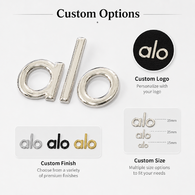Custom Metallic TPU Transfer Label met 3D Spiegelafwerking