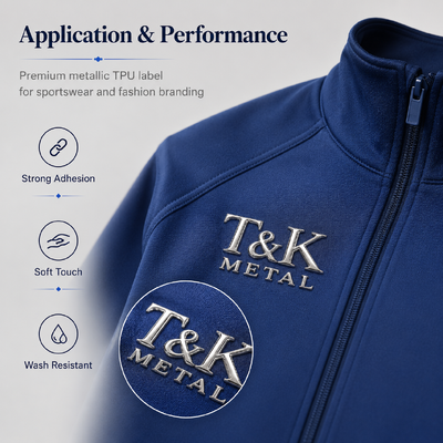 3D High Frequency TPU Badges Soft TPU Heat Transfer Custom Logos Duurzaam en verkrijgbaar in meerdere kleuren voor kleding