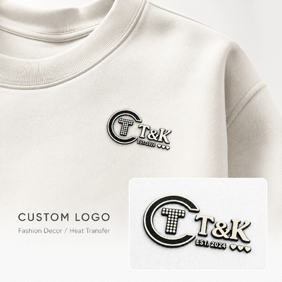 Premium Custom Silicone Warm Transfer Labels met 3D Raised Logo voor Kleding Sportwear Activewear Jackets Tassen en High-End Apparel Branding