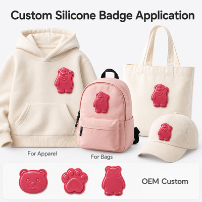 Promotie-souvenir cadeautjes aangepaste beer koelkast magneten badge full colorful Oekotex TPU vorm magneten
