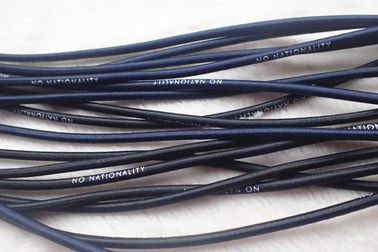 Kleurrijk 2.5MM Rond Elastisch Koord, het Embleem van de het Schermdruk op Elastische Kabel