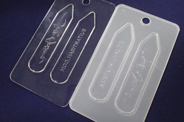 De het Embleemkleding van de Coutomlaser hangt Markeringen, Transparante Acrylmarkeringen