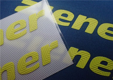 De speciale Etiketten van de de Hitteoverdracht van het Oppervlakte Lichtgele Merk voor Kledingstuk