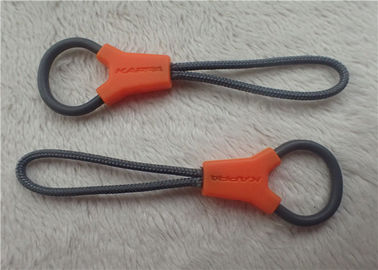 Van de de Vormkabel van het Debossedembleem Onregelmatige Rubber de Ritssluitingstrekker voor Berg die Zakken beklimmen