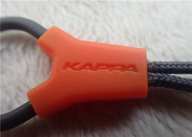 Van de de Vormkabel van het Debossedembleem Onregelmatige Rubber de Ritssluitingstrekker voor Berg die Zakken beklimmen