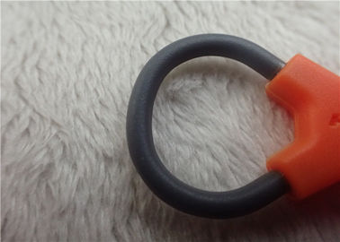 Van de de Vormkabel van het Debossedembleem Onregelmatige Rubber de Ritssluitingstrekker voor Berg die Zakken beklimmen