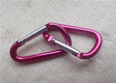 De kleine Gepersonaliseerde Promotie Veelvoudige Kleuren D van Giftencarabiner - Gevormde het Metaal Zeer belangrijke Houder van de Alpinismegesp
