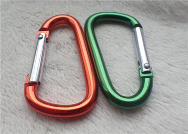 De kleine Gepersonaliseerde Promotie Veelvoudige Kleuren D van Giftencarabiner - Gevormde het Metaal Zeer belangrijke Houder van de Alpinismegesp