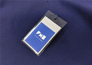 De gepersonaliseerde Kleding hangt Markeringen voor Kledingstukkengiften/Recyled-de Etiketten van pvc